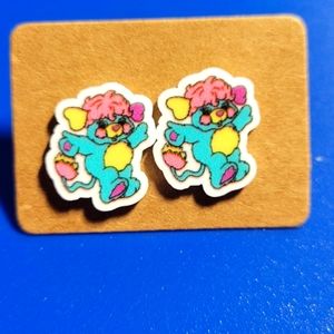 Popple Acrylic Stud Earrings